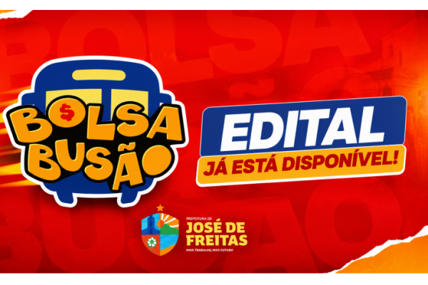 Bolsa Busão: Prefeitura de José de Freitas divulga edital do programa