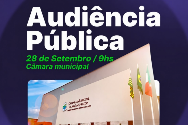 Prefeitura de José de Freitas convoca Audiência Pública para apresentação de Projetos de Lei Orçamentários